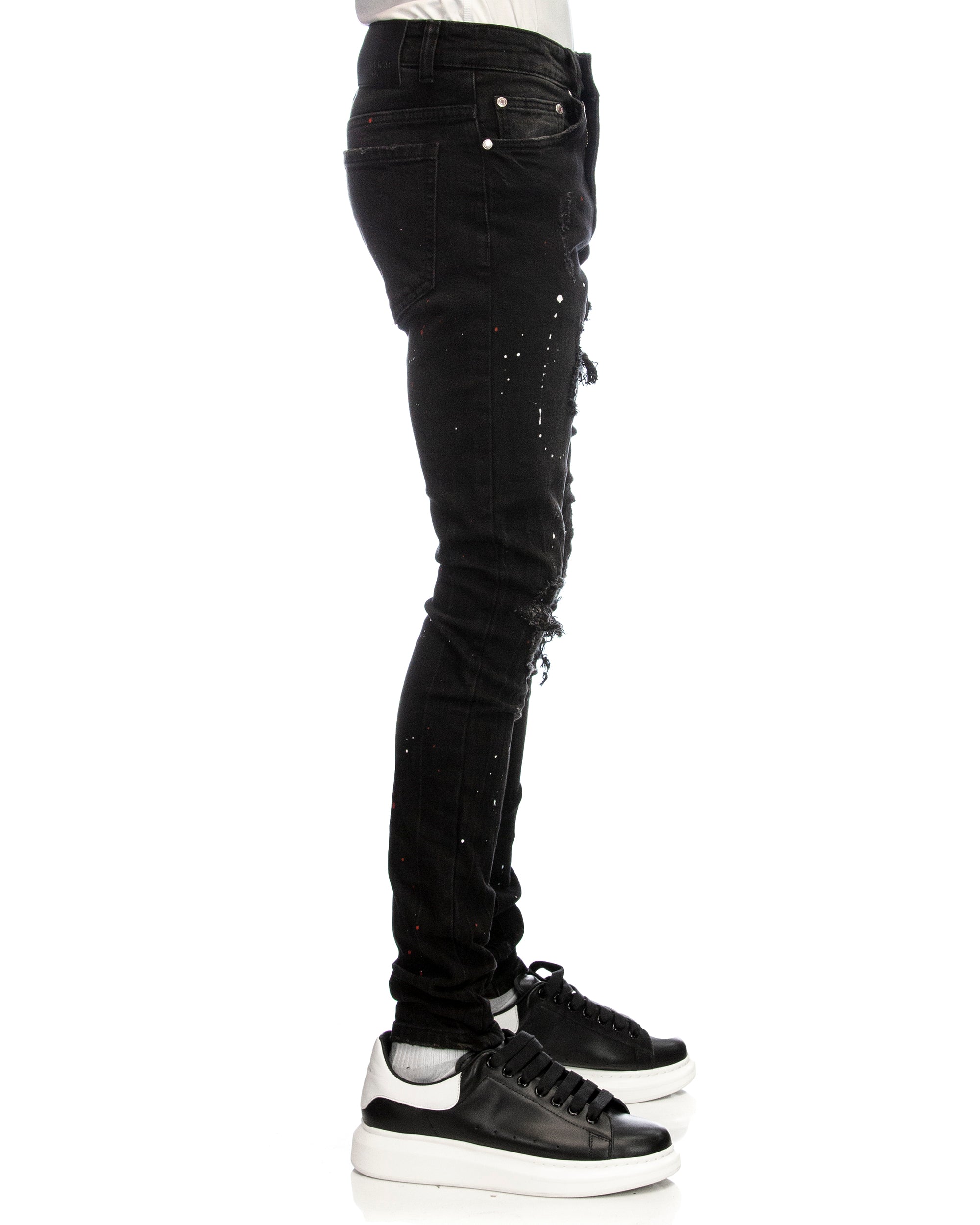 Trinity Kays Kulture Danville Rip and Repair Skinny Jean For Men