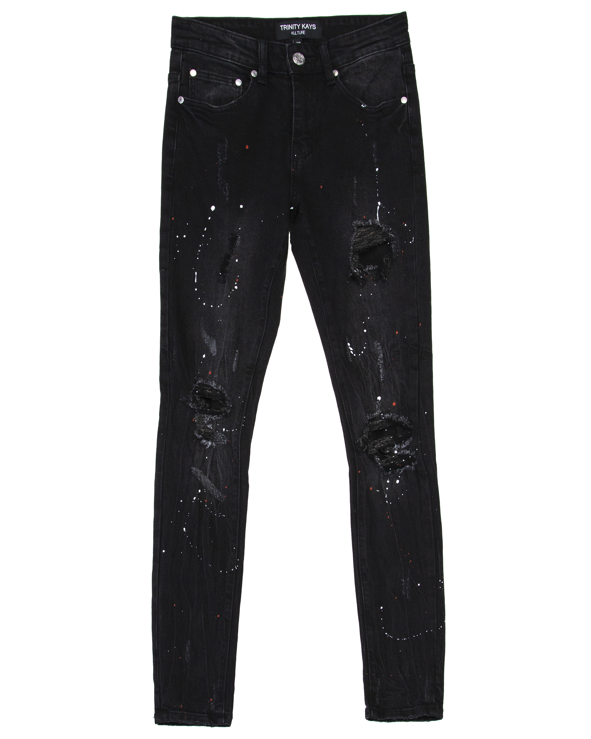 Trinity Kays Kulture Danville Rip and Repair Skinny Jean For Men