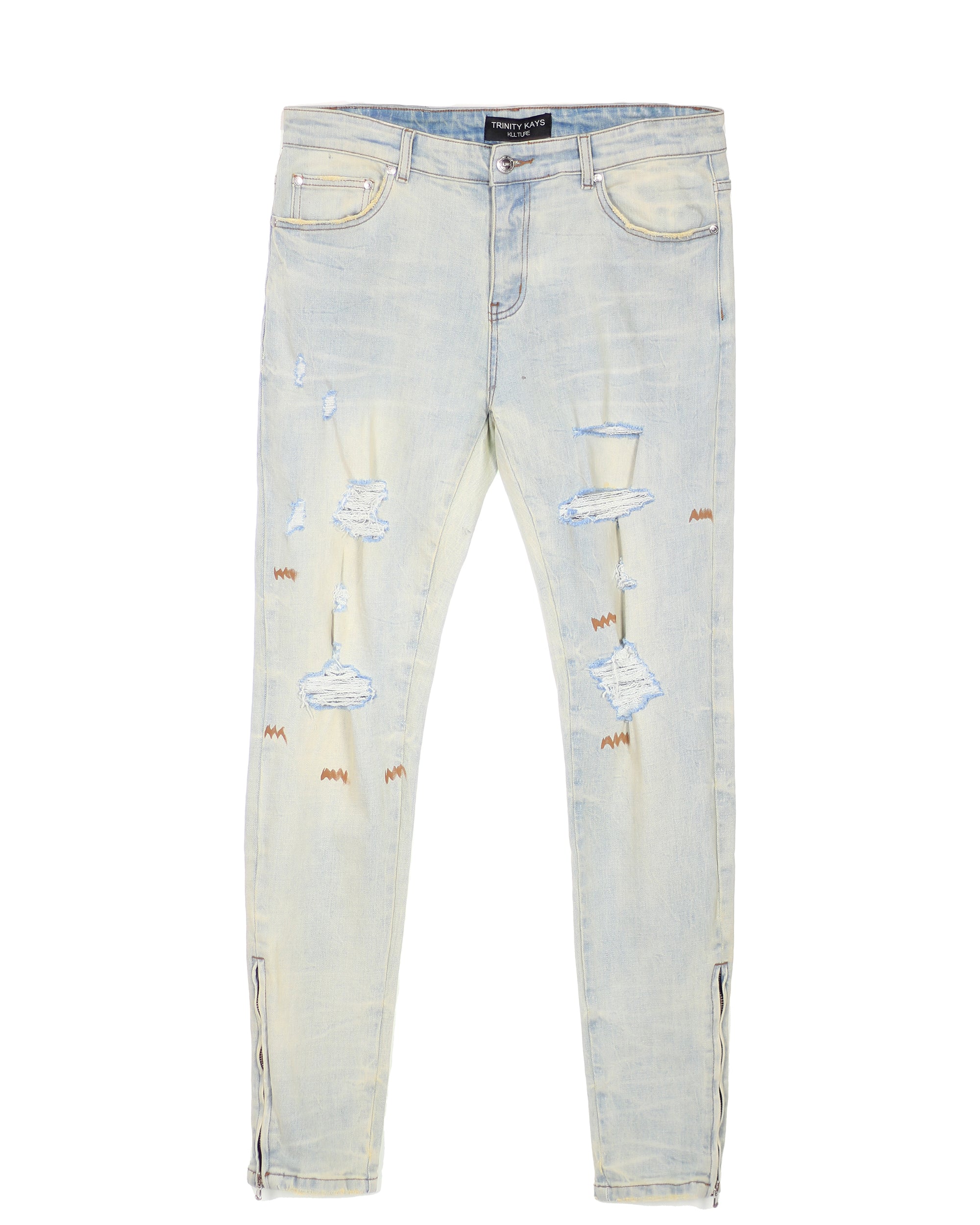 Trinity Kays Kulture Namib Men's Zipper Ankle Skinny Jeans