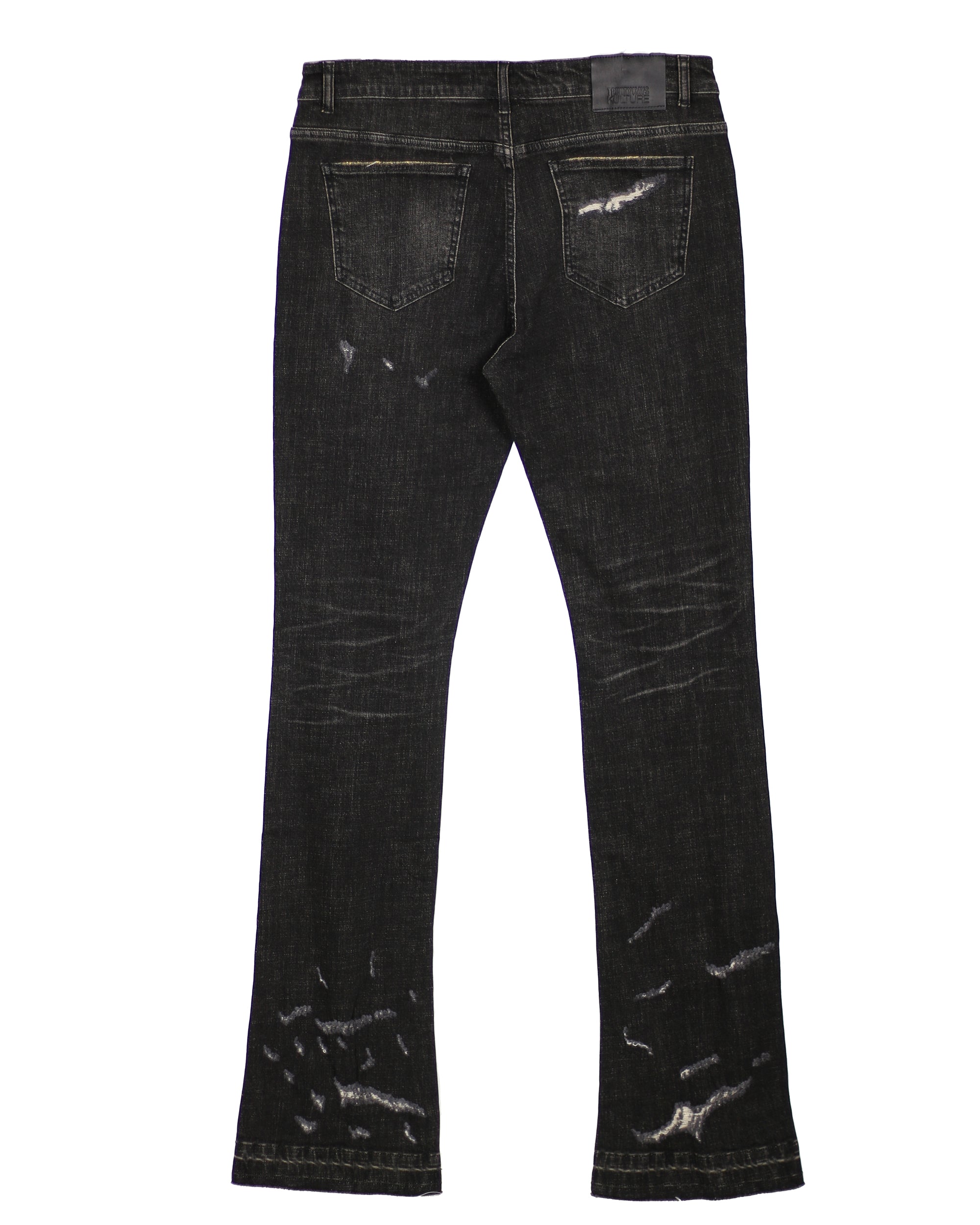 Trinity Kays Kulture Gitega Flared Stacked Jeans For Men