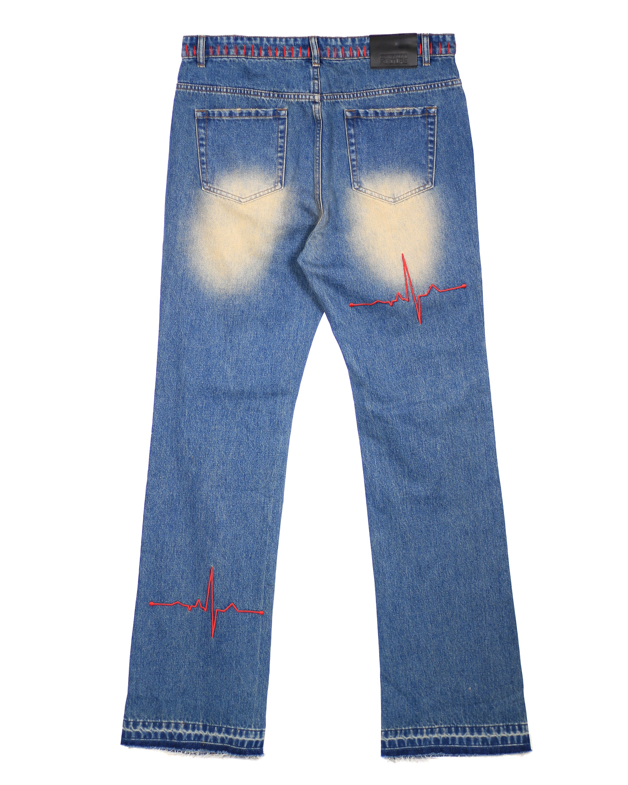 Trinity Kays Kulture Heartline No Stretch Straight Leg Jeans For Men