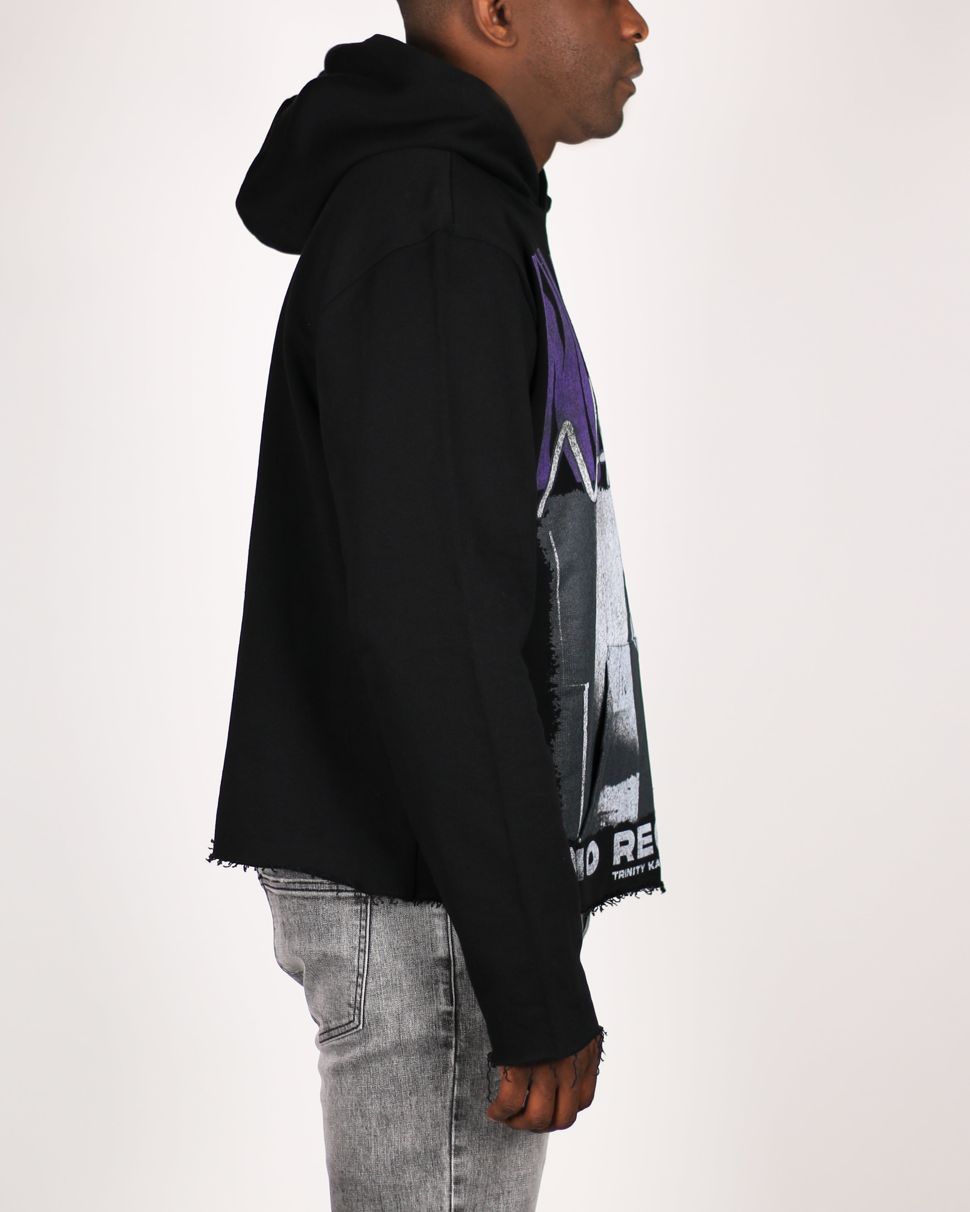 Trinity Kays Kulture No Fear Men's Cropped Hoodie Sweatshirt