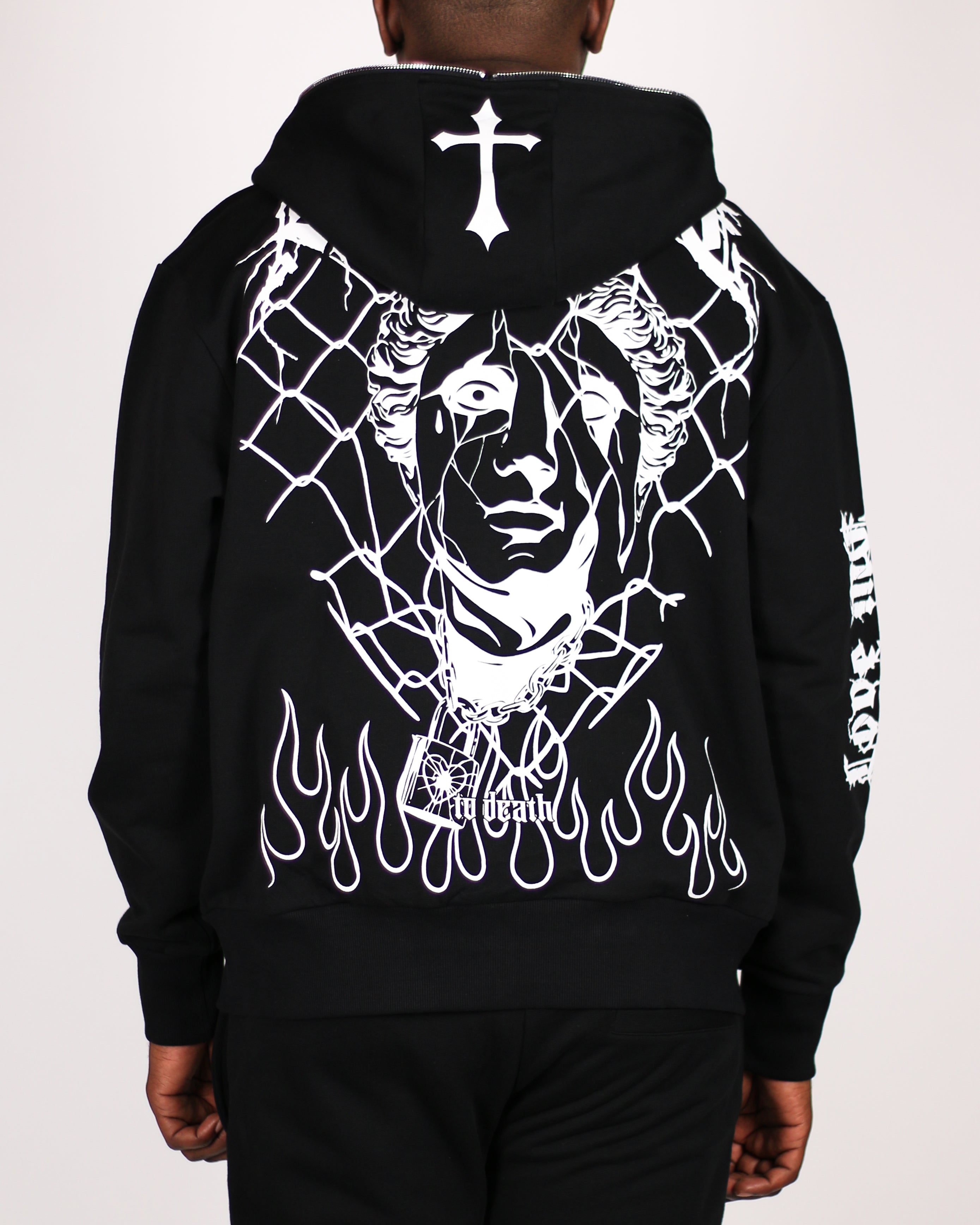 Trinity Kays Kulture Love Me To Death Men's Zip Up Hoodie