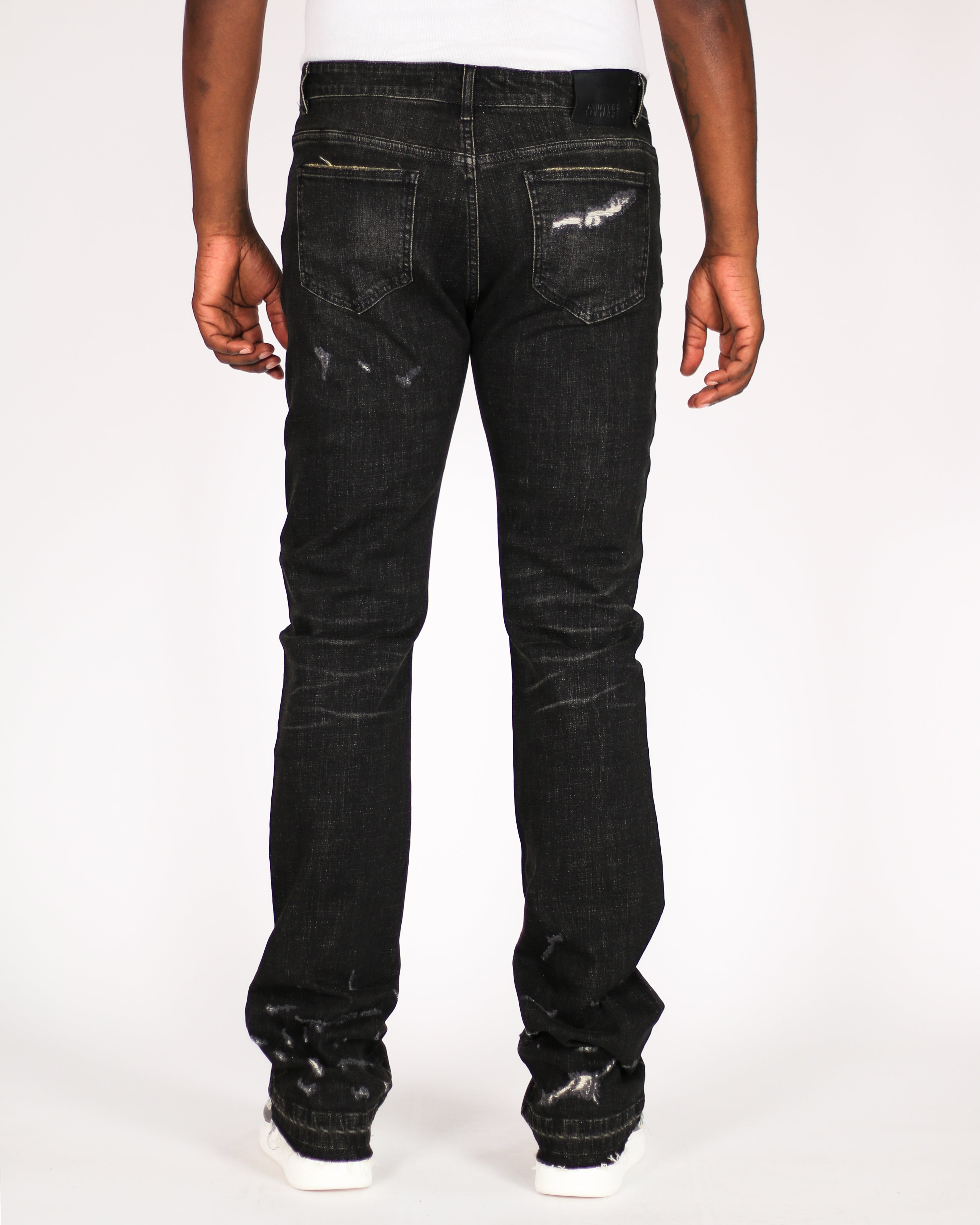 Trinity Kays Kulture Gitega Flared Stacked Jeans For Men