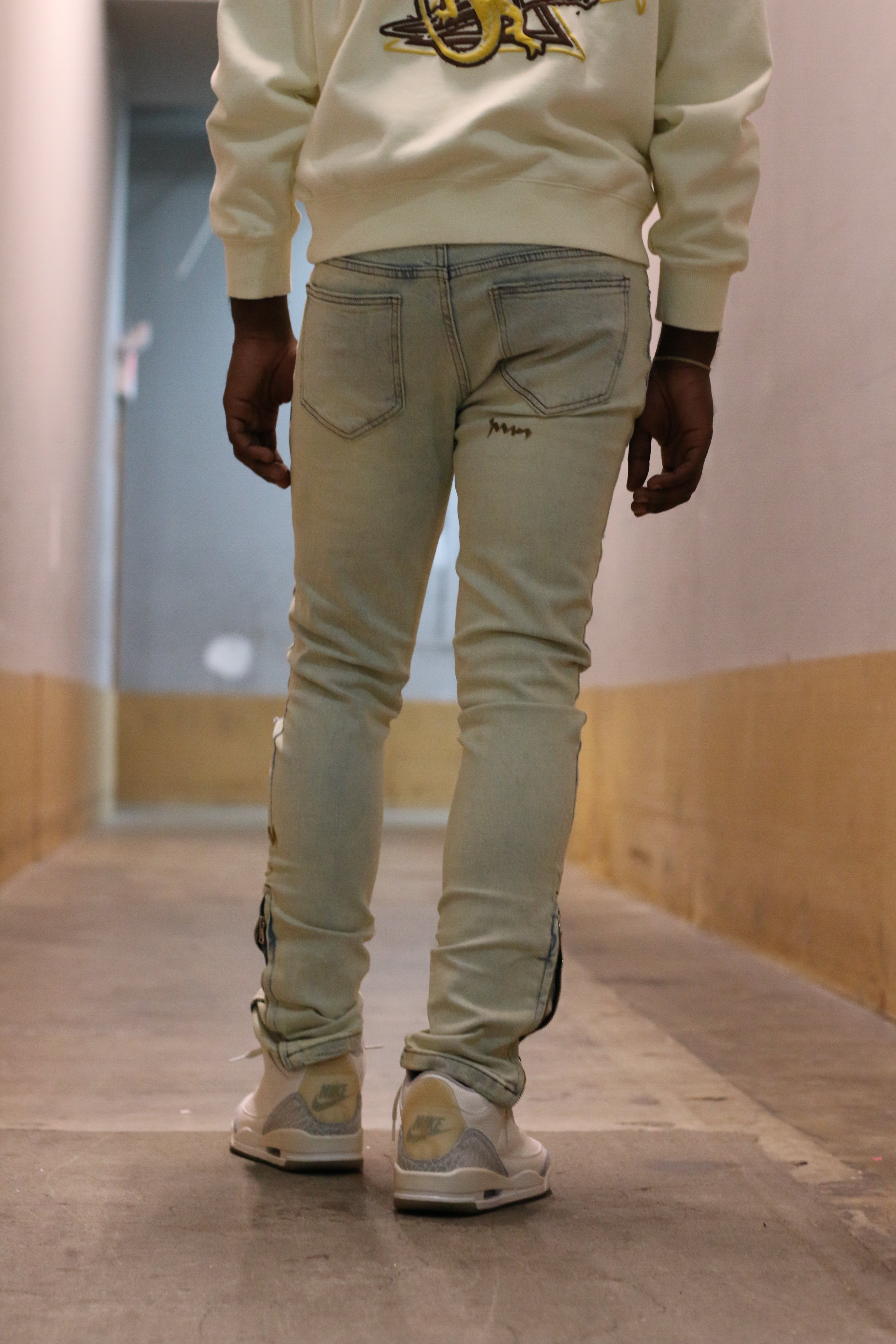 Trinity Kays Kulture Namib Men's Zipper Ankle Skinny Jeans