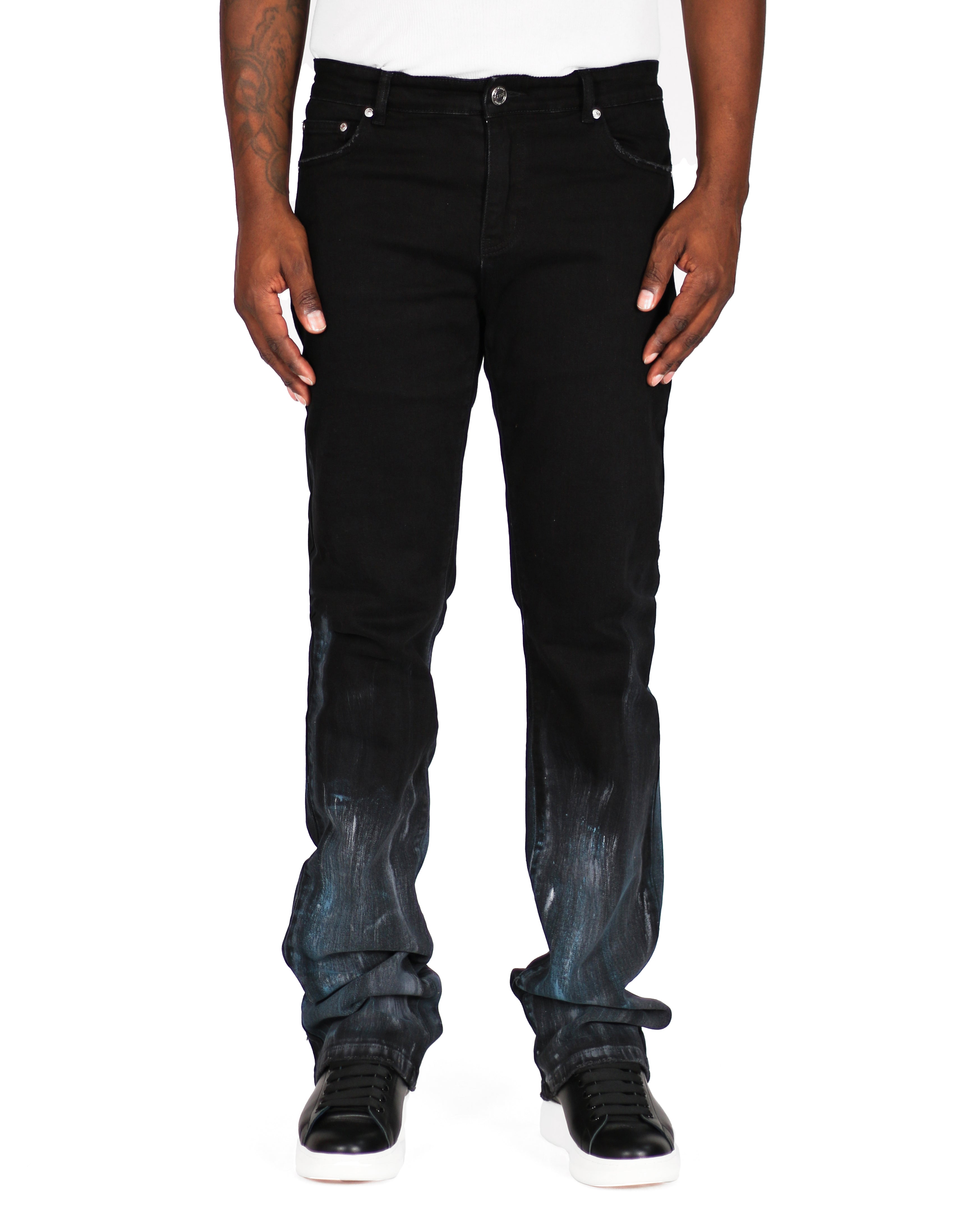 Trinity Kays Kulture Walvis Stacked Flare Jeans For Men