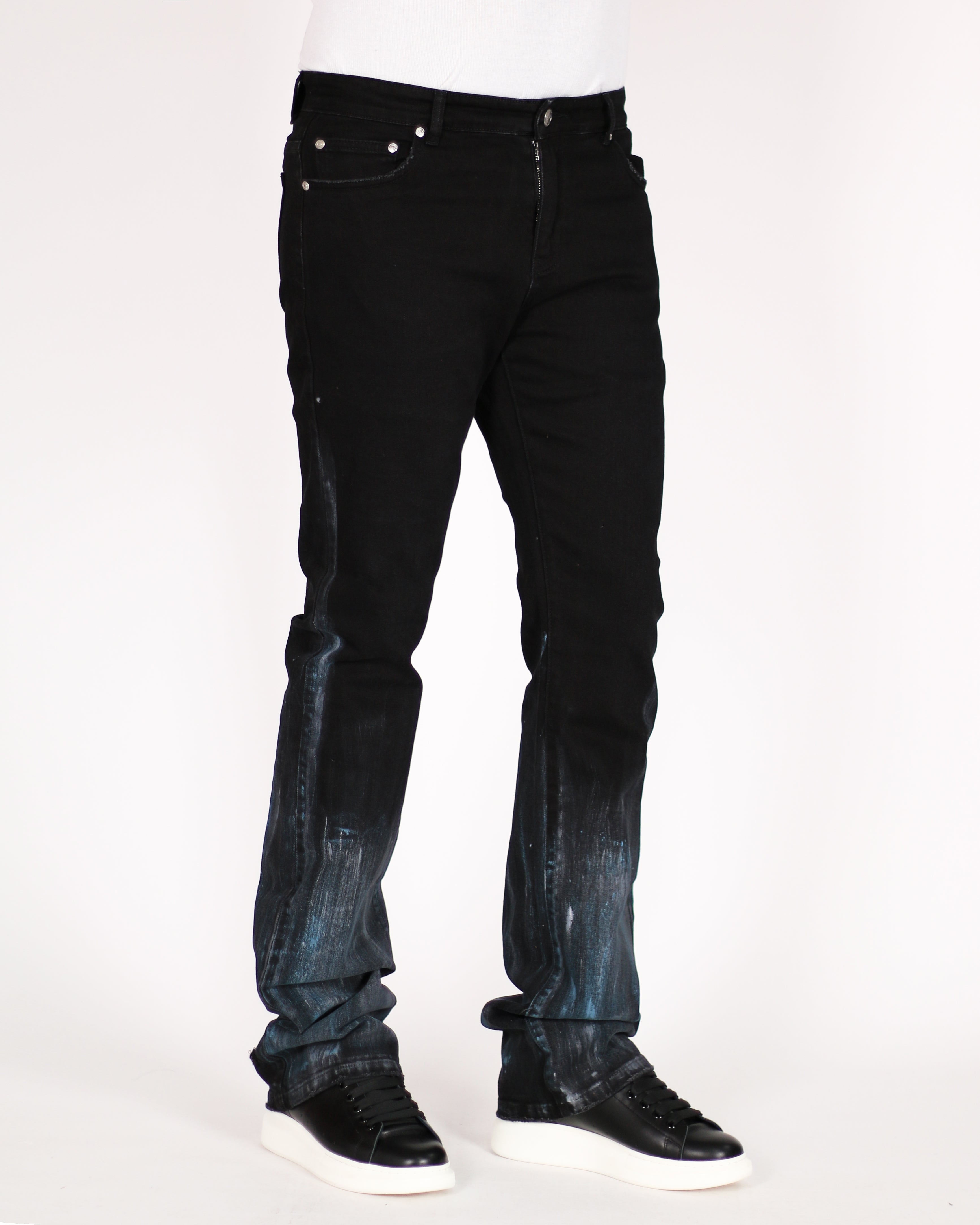Trinity Kays Kulture Walvis Stacked Flare Jeans For Men