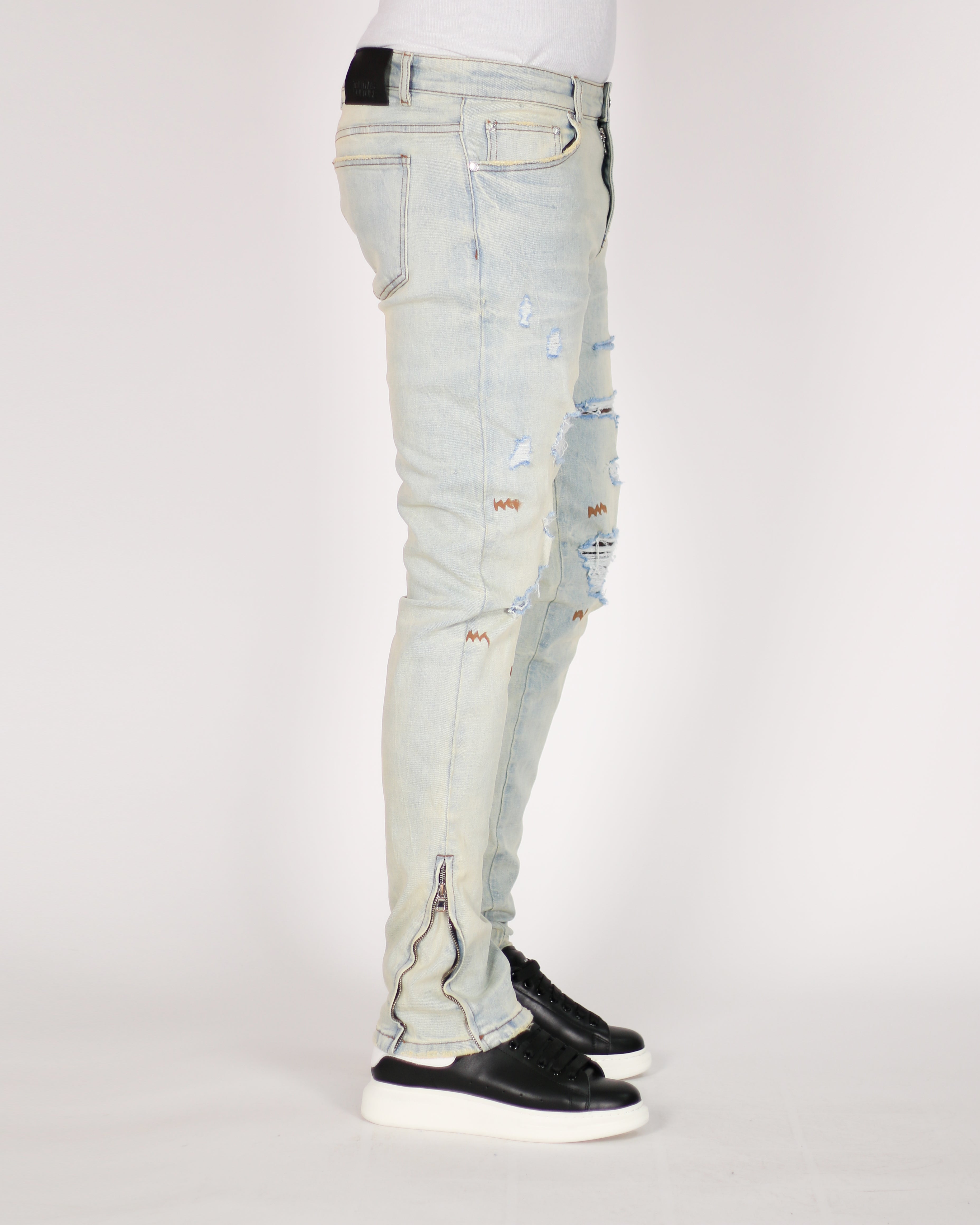 Trinity Kays Kulture Namib Men's Zipper Ankle Skinny Jeans