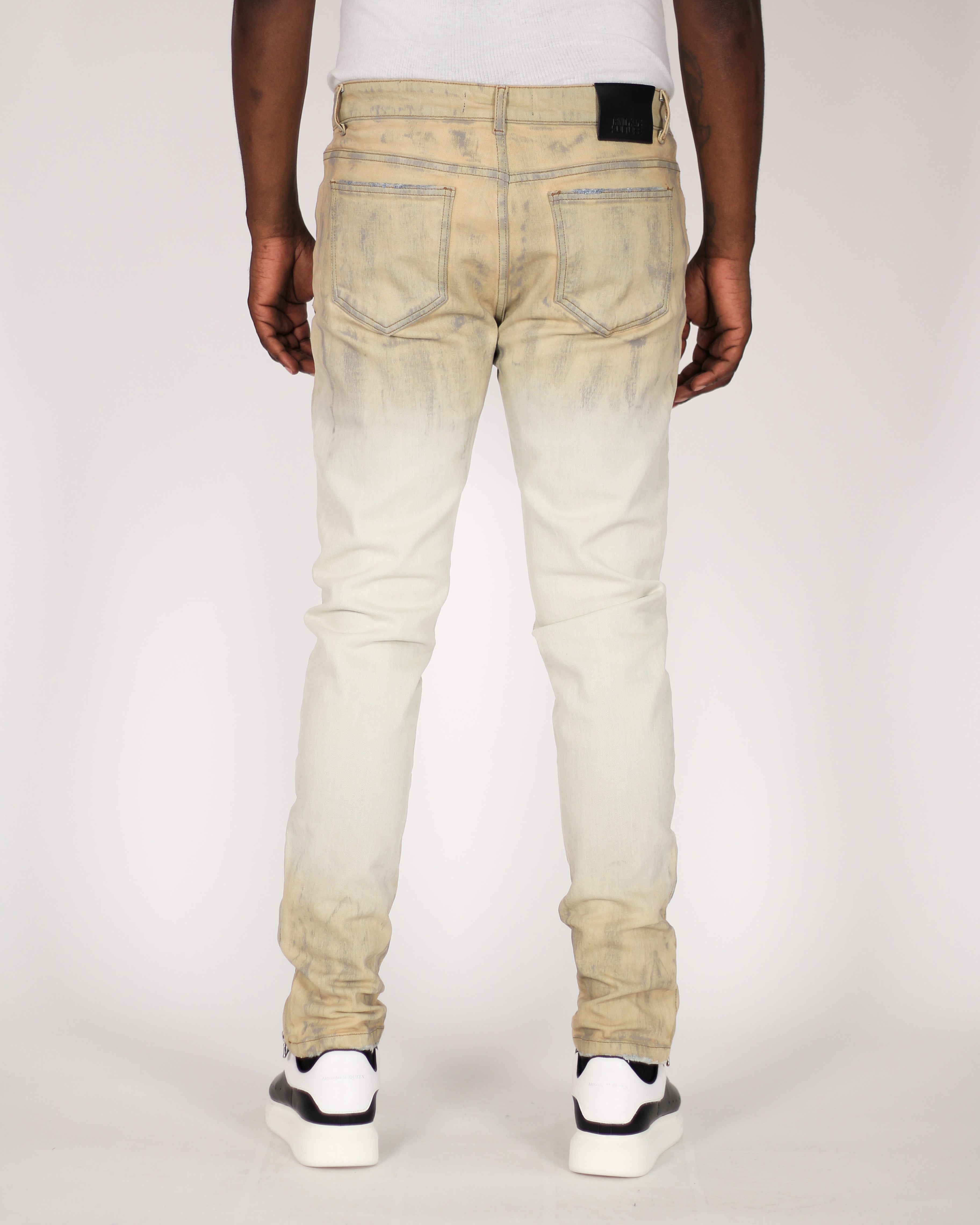 Trinity Kays Kulture Tunis Ombre Zipper Ankle Skinny Jeans For Men