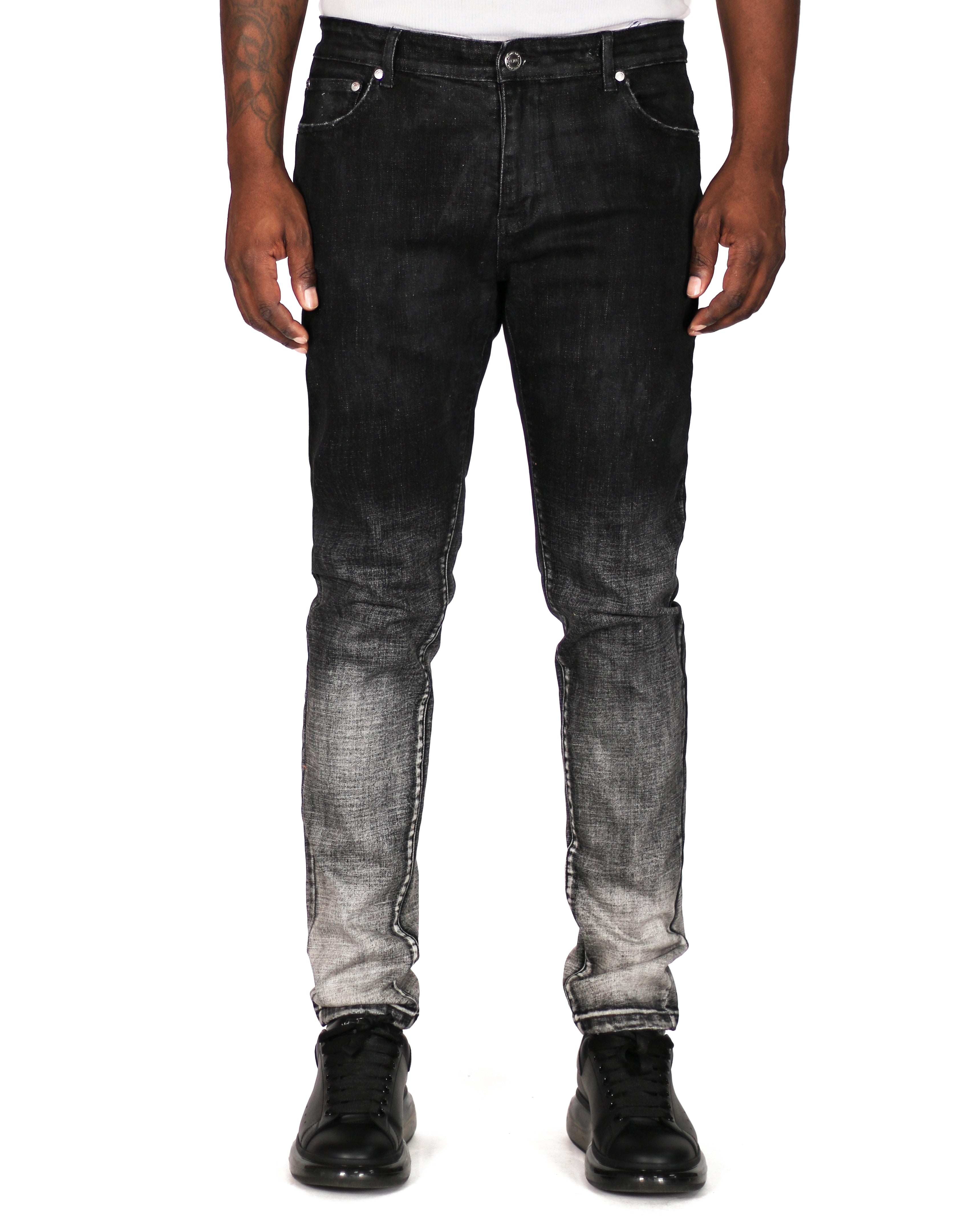 Trinity Kays Kulture Porto Novo Ombre Skinny Jeans For Men