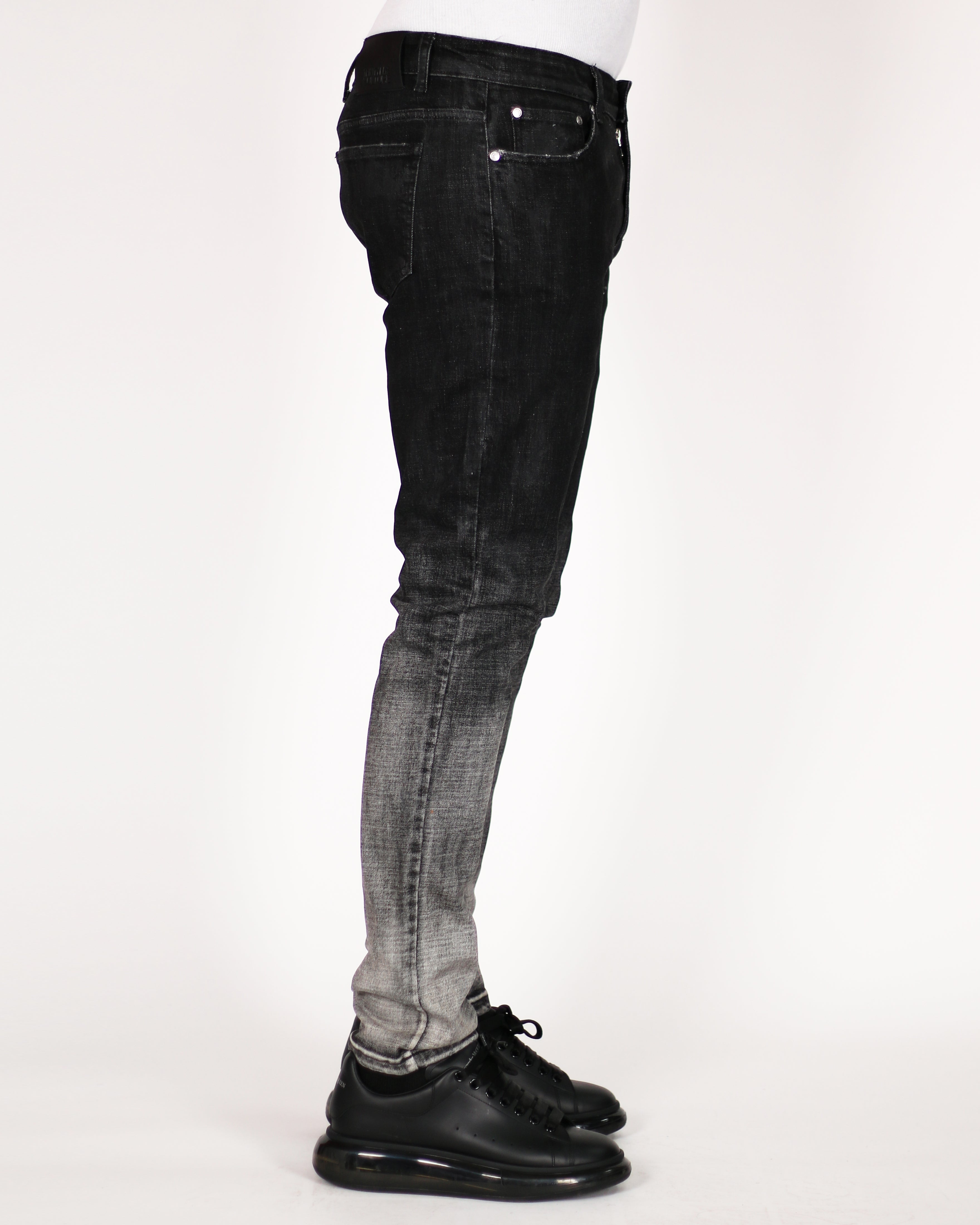 Trinity Kays Kulture Porto Novo Ombre Skinny Jeans For Men