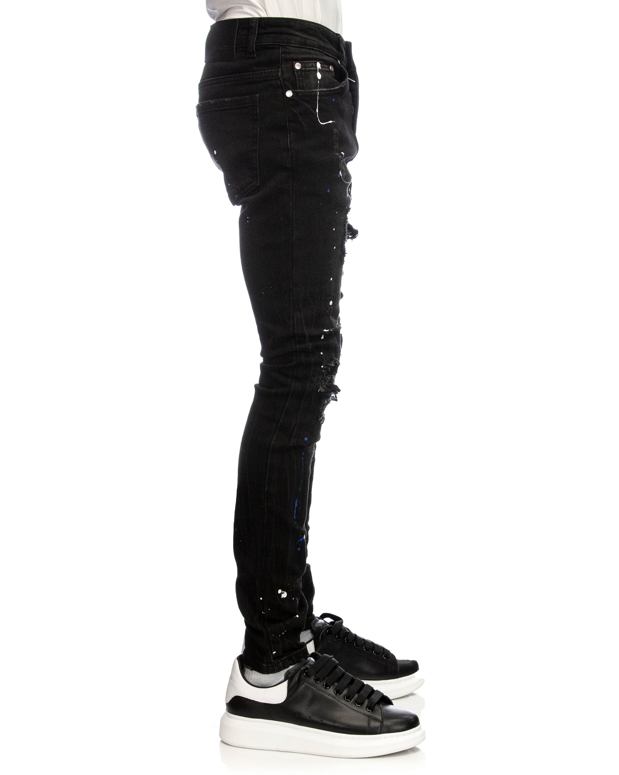 Trinity Kays Kulture Men's Ladysmith Rip and Repair Skinny Jean