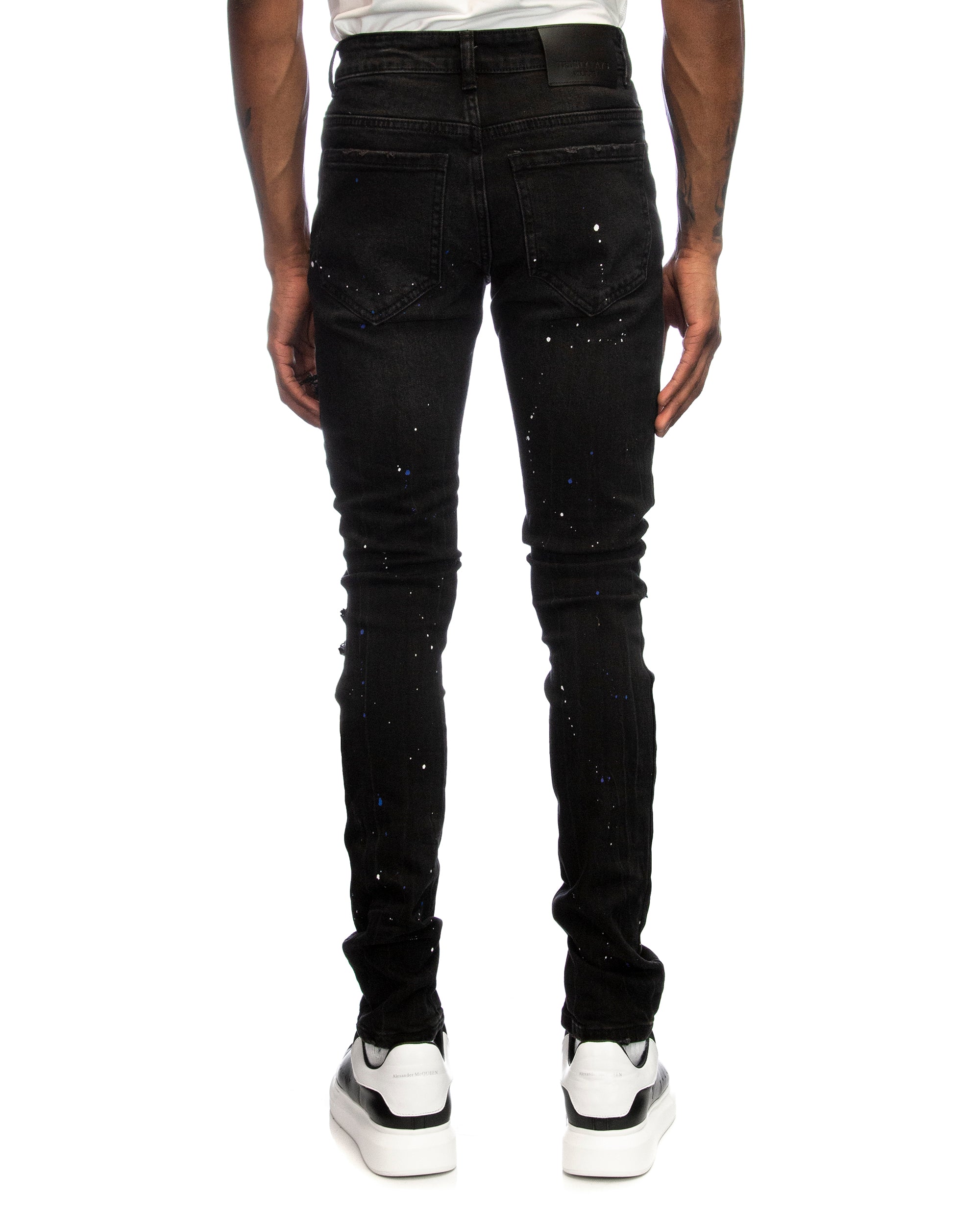 Trinity Kays Kulture Men's Ladysmith Rip and Repair Skinny Jean