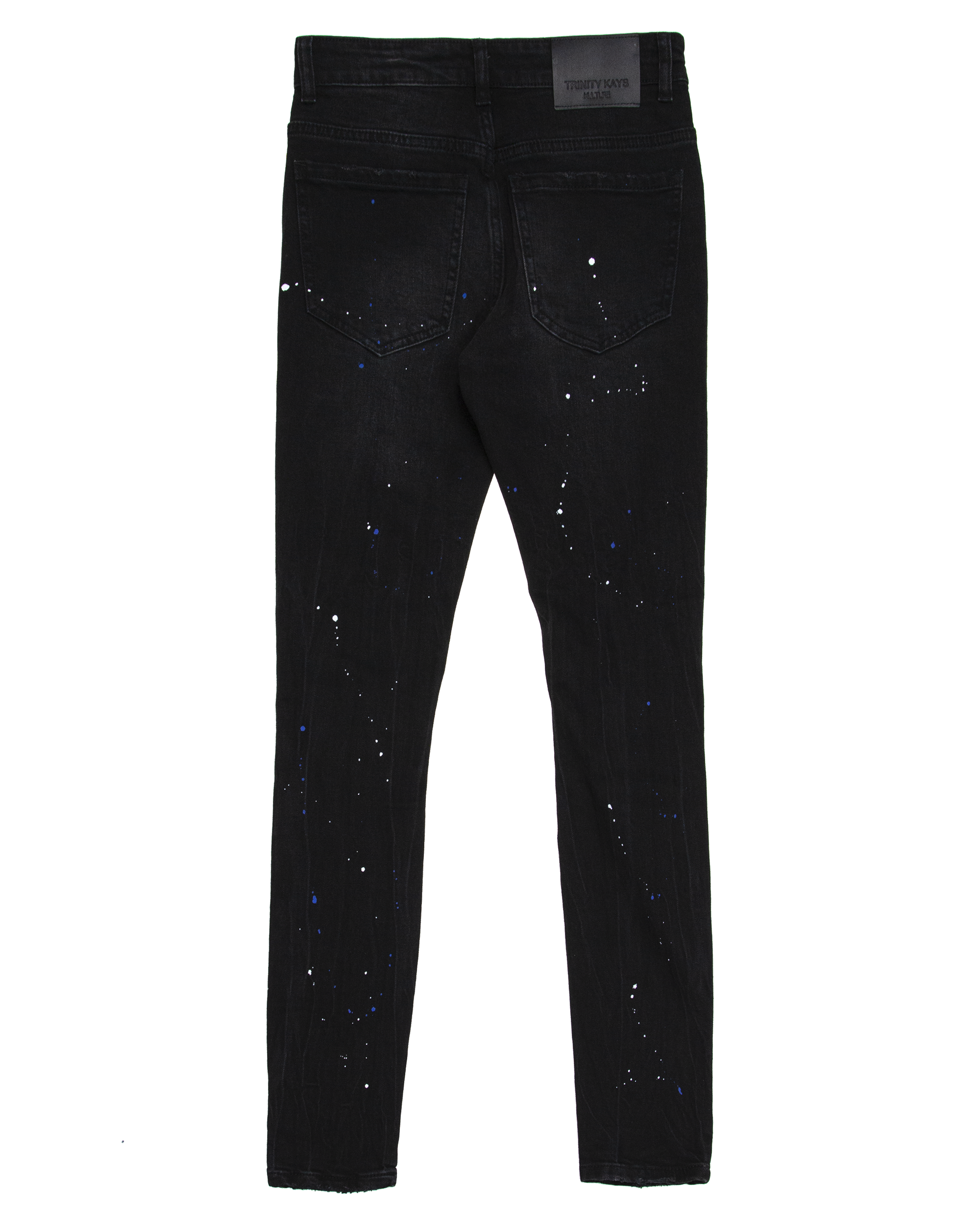 Trinity Kays Kulture Men's Ladysmith Rip and Repair Skinny Jean