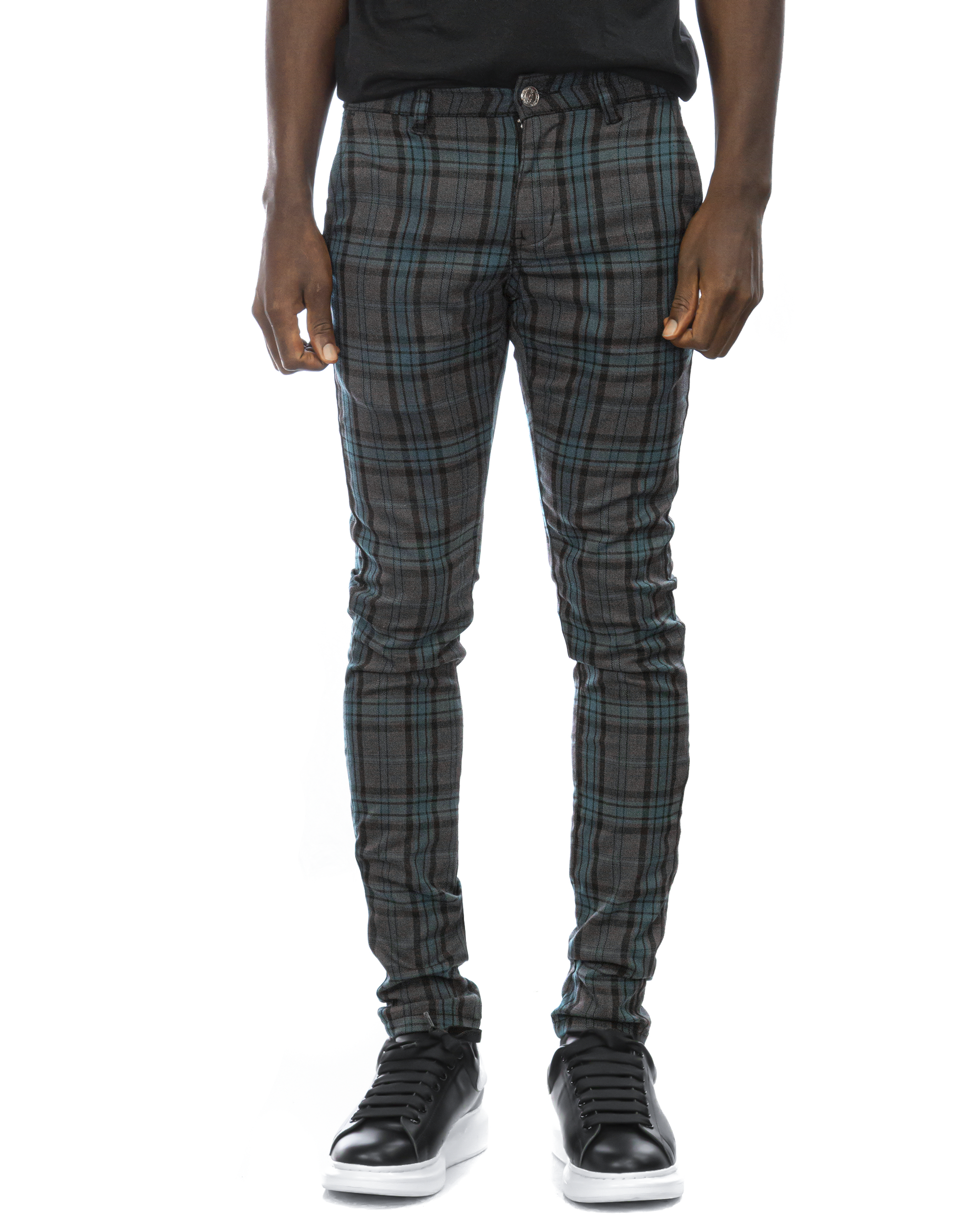 Plaid 2025 skinny jeans