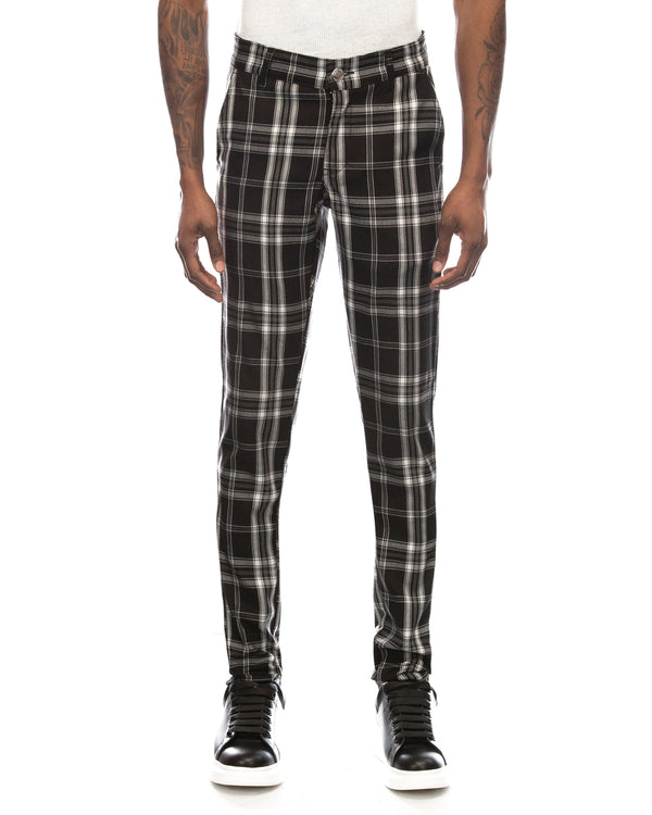 Trinity Kays Kulture Belas Plaid Pants in Black / White