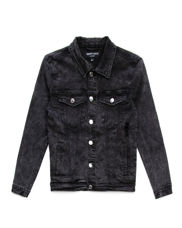 Trinity Kays Kulture Dakar Denim Jacket - Ash Black