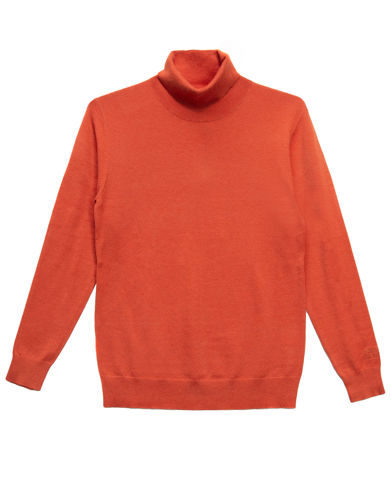 Trinity Kays Kulture Logo Turtleneck Sweater - Orange